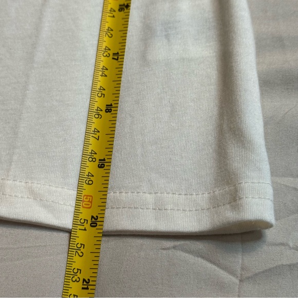 ED HARDY Love Kills Slowly Skull Womens Cap Sleeve Tee Large Ivory NWT - Picture 5 of 10